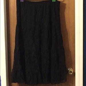 Black Lace skirt - xl